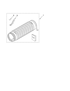Product Accessory Parts Diagram and Parts List for 11088732798  Kenmore Washer Dryer Combo