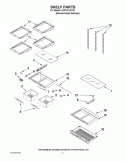 SHELF PARTS Diagram and Parts List for GI7FVCXWY05  Whirlpool Refrigerator