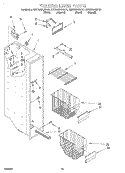 FREEZER LINER Diagram and Parts List for KSRS22FGWH01  KitchenAid Refrigerator