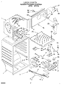 LINER Diagram and Parts List for ET18HTXDN05  Whirlpool Refrigerator