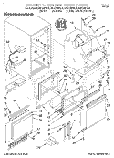CABINET LINER AND DOOR, LIT/OPTIONAL Diagram and Parts List for KUIS185FBL0  KitchenAid Ice Maker