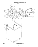 TOP AND CABINET , LITERATURE AND OPTIONAL Diagram and Parts List for AL6245VL0  Whirlpool Washer
