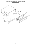 TOP GRILLE AND UNIT COVER Diagram and Parts List for KSSS48DAW03  KitchenAid Refrigerator