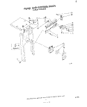 PANEL AND CONTROL Diagram and Parts List for TU8003XLP0  Whirlpool Trash Compactor
