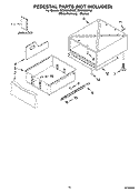 PEDESTAL PARTS (NOT INCLUDED), OPTIONAL PARTS (NOT INCLUDED) Diagram and Parts List for GGW9260PL0  Whirlpool Dryer