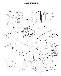 Unit parts Diagram and Parts List for 5WRS315NHW00  Whirlpool Refrigerator