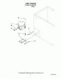 UNIT PARTS Diagram and Parts List for EH155FXTQ01  Whirlpool Freezer