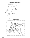 WIRING HARNESS Diagram and Parts List for RAB4132AW0  Roper Washer
