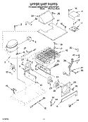UPPER UNIT Diagram and Parts List for KSSC48FKB01  KitchenAid Refrigerator