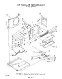 AIR FLOW AND CONTROL Diagram and Parts List for AR1200XW2  Whirlpool Air Conditioner