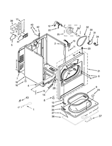Part Location Diagram of W11710615 Whirlpool CAN POWER CORD - 14-30P 250V-3
