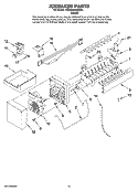ICEMAKER PARTS, OPTIONAL PARTS (NOT INCLUDED) Diagram and Parts List for GB9SHKXMQ02  Whirlpool Refrigerator