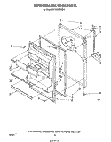 Part Location Diagram of LIT1108007 Whirlpool Service & Wiring Sheet