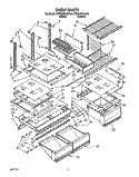 Part Location Diagram of LIT2154168 Whirlpool Service & Wiring Sheet