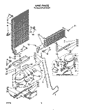 UNIT Diagram and Parts List for ET14EPXRWR1  Whirlpool Refrigerator