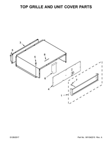 Part Location Diagram of W10645113 Whirlpool GASKET