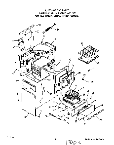 Body Diagram and Parts List for 1315*1A  Roper Range