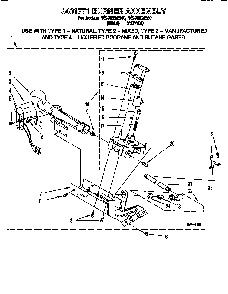 3401771 Burner Assembly Diagram and Parts List for RGX4624EN0  Roper Dryer