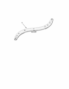 Lower Washarm Parts Diagram and Parts List for 66513259K113  Kenmore Dishwasher