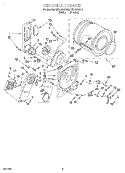 SECTION Diagram and Parts List for REL4634BL3  Roper Dryer