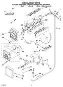 Part Location Diagram of 2220852 Whirlpool PANEL-DECO