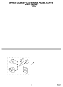 OPTIONAL PARTS (NOT INCLUDED) Diagram and Parts List for CSP2741KQ3  Whirlpool Dryer