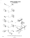 WIRING HARNESS Diagram and Parts List for SHU70041  Whirlpool Dishwasher