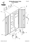 Tall GearBox Locker Parts Diagram and Parts List for GATGBL00LG01  Whirlpool Cabinet