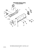 CONTROL PANEL Diagram and Parts List for KAWE540WAL1  KitchenAid Washer