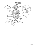 UNIT Diagram and Parts List for KEBS276YWH1  KitchenAid Wall Oven