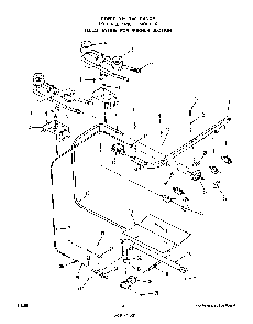 Burner Diagram and Parts List for 1436*1A  Roper Range