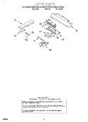 LATCH Diagram and Parts List for KEMS307DBL4  KitchenAid Microwave Oven Combo
