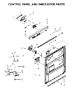 Part Location Diagram of W11590537 Whirlpool Wire Harness
