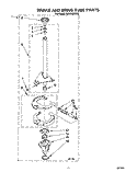 BRAKE AND DRIVE TUBE Diagram and Parts List for RAX5133AG0  Roper Washer