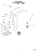UNIT PARTS Diagram and Parts List for EL02PPXMB00  Whirlpool Refrigerator