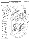 Part Location Diagram of 280018 Whirlpool PANEL-CNTL