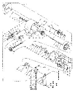 Gear Case Assembly Diagram and Parts List for 1105806900  Kenmore Iron