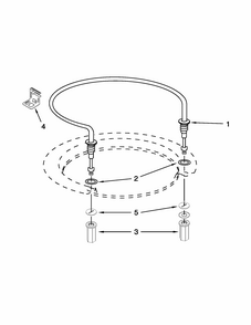 Heater Parts Diagram and Parts List for 66513272K116  Kenmore Dishwasher