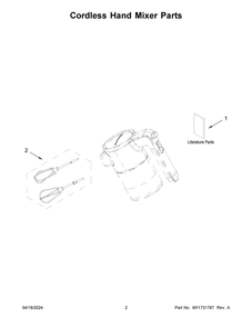 Part Location Diagram of W11669720 Whirlpool Use and Care Guide