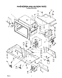 MAGNETRON AND AIR FLOW, LIT/OPTIONAL Diagram and Parts List for MH6700XM3  Whirlpool Microwave