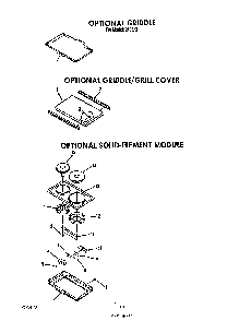 ^griddle Diagram and Parts List for 2496*1  Roper Range