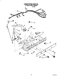CONTROL Diagram and Parts List for 3VED27DQAW00  Whirlpool Refrigerator