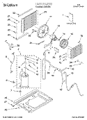 UNIT, LITERATURE Diagram and Parts List for CA8WRK0  Crosley Air Conditioner