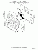 Part Location Diagram of W10217758 Whirlpool Bezel Switch - Black