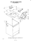 TOP AND CABINET, LITERATURE AND OPTIONAL Diagram and Parts List for LB5300XLW0  Whirlpool Washer