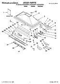 HOOD PARTS Diagram and Parts List for KICU265HBT1  KitchenAid Range Hood