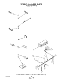 WIRING HARNESS Diagram and Parts List for DU8300XT5  Whirlpool Dishwasher