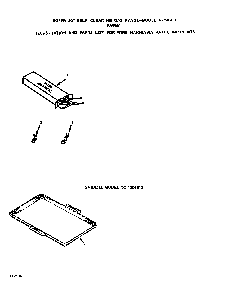 Wiring Harness And Components Diagram and Parts List for F8558*0  Roper Range