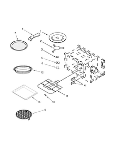 Part Location Diagram of W10815868 Whirlpool COOKWARE