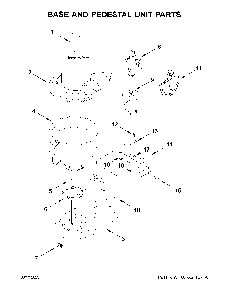 Part Location Diagram of W11555615 Whirlpool Use and Care Guide